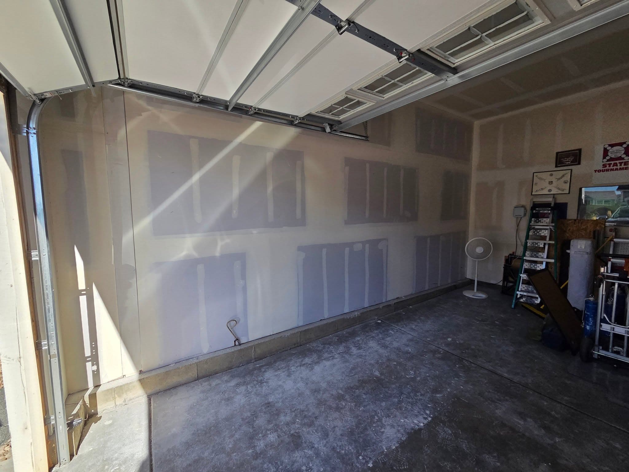 Garage Drywall Finishing